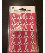96 stickers - 4 sheets Paris eiffel Tower Party Favor Scrapbook Stickers - $3.17 CAD