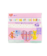 Bendon Kids Valentine Sticker Boxes 8 Count Sticker Party Favors NEW - £8.96 GBP