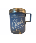 Vintage Revlon CHARLIE Tin Shaker Body Powder 3 oz Blue Stage Screen Pro... - £15.52 GBP