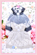 Neo Blythe Doll Outfit Handmade Dealer Made Pullip 1/6 Clothes Twin Dress Set - $30.91