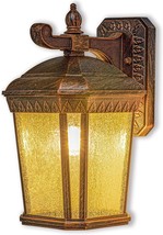 kanofoxim Brass Outdoor Light Fixture, Anti-Rust Exterior Wall Mount Lights - $42.75
