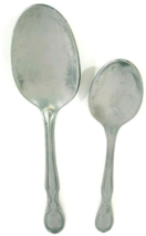 Chapel Hill Superior Soup Spoon &amp; Fruit Spoon Set of 2 Stainless USA - $11.29