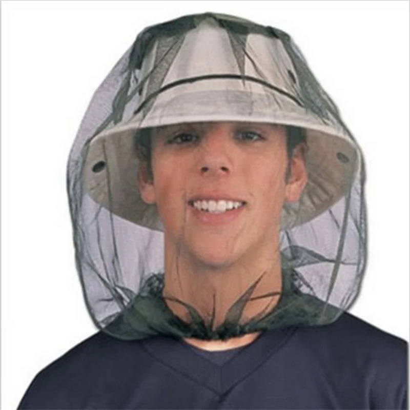 Outdoor Tool Bushcraft Travel Kit Mosquito Net Repellent Hat Bug Mesh Head - £7.08 GBP+