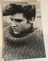 Elvis Presley Postcard Elvis In Sweater Black And White - £2.58 GBP