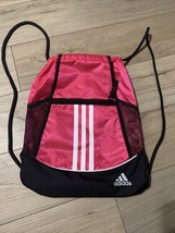 adidas Alliance II Sackpack Sport Team Shock One Pink 18x13 Bag Backpack... - $185.64 MXN