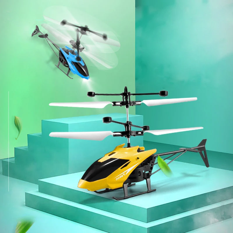 Parkten Electric RC Flying Helicopte Kid&#39;s Flight Plane Infrared Induction - £7.97 GBP+