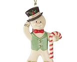 Lenox 2015 Gingerbread Man Ornament Annual Ginger Gent Candy Cane Christ... - $39.00