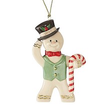 Lenox 2015 Gingerbread Man Ornament Annual Ginger Gent Candy Cane Christ... - £31.10 GBP