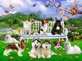 &quot;NEW” Dogs animals Jigsaw puzzle 250 pieces cool boardgame for boys girl... - £33.01 GBP