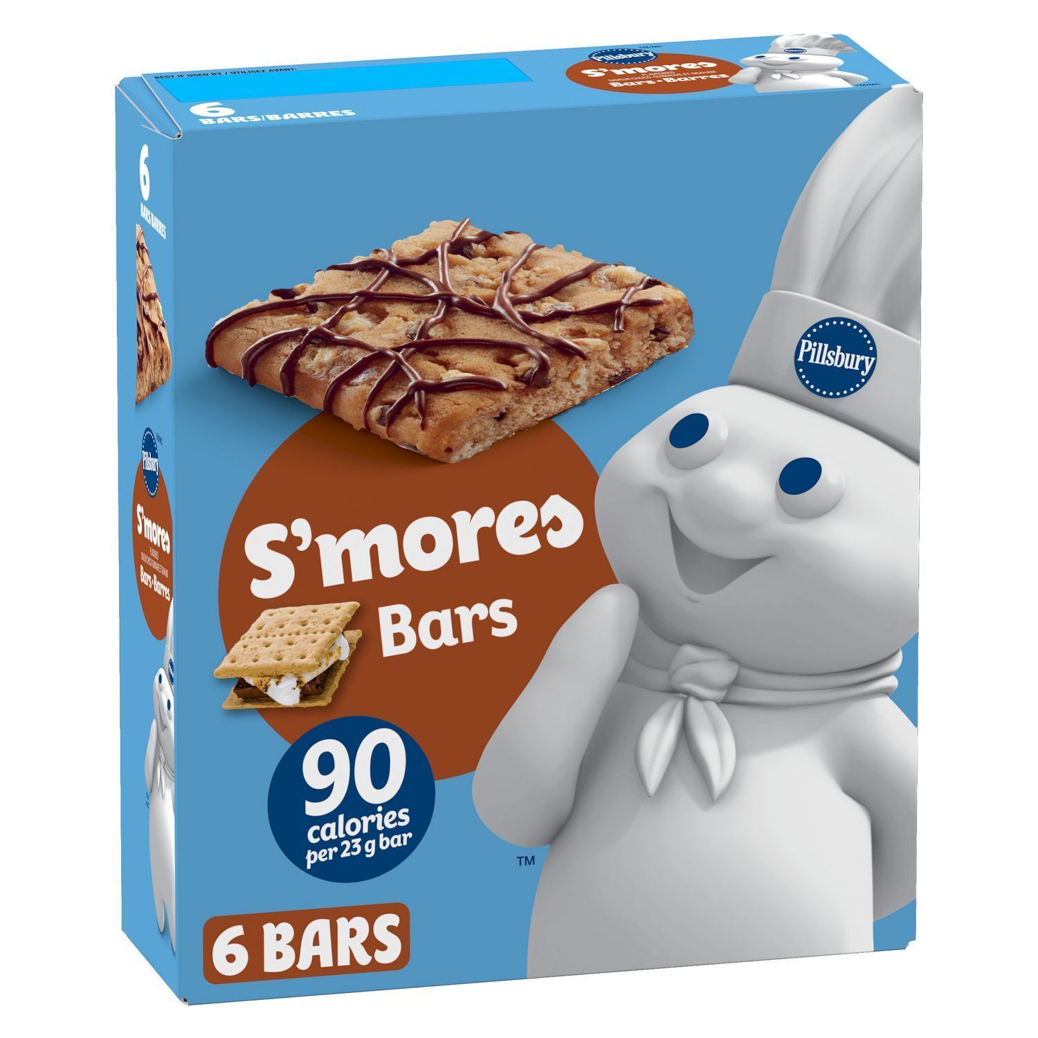 8 Boxes of Pillsbury Softbake S'mores Flavor Bars 139g Each - Free Shipping - £40.21 GBP