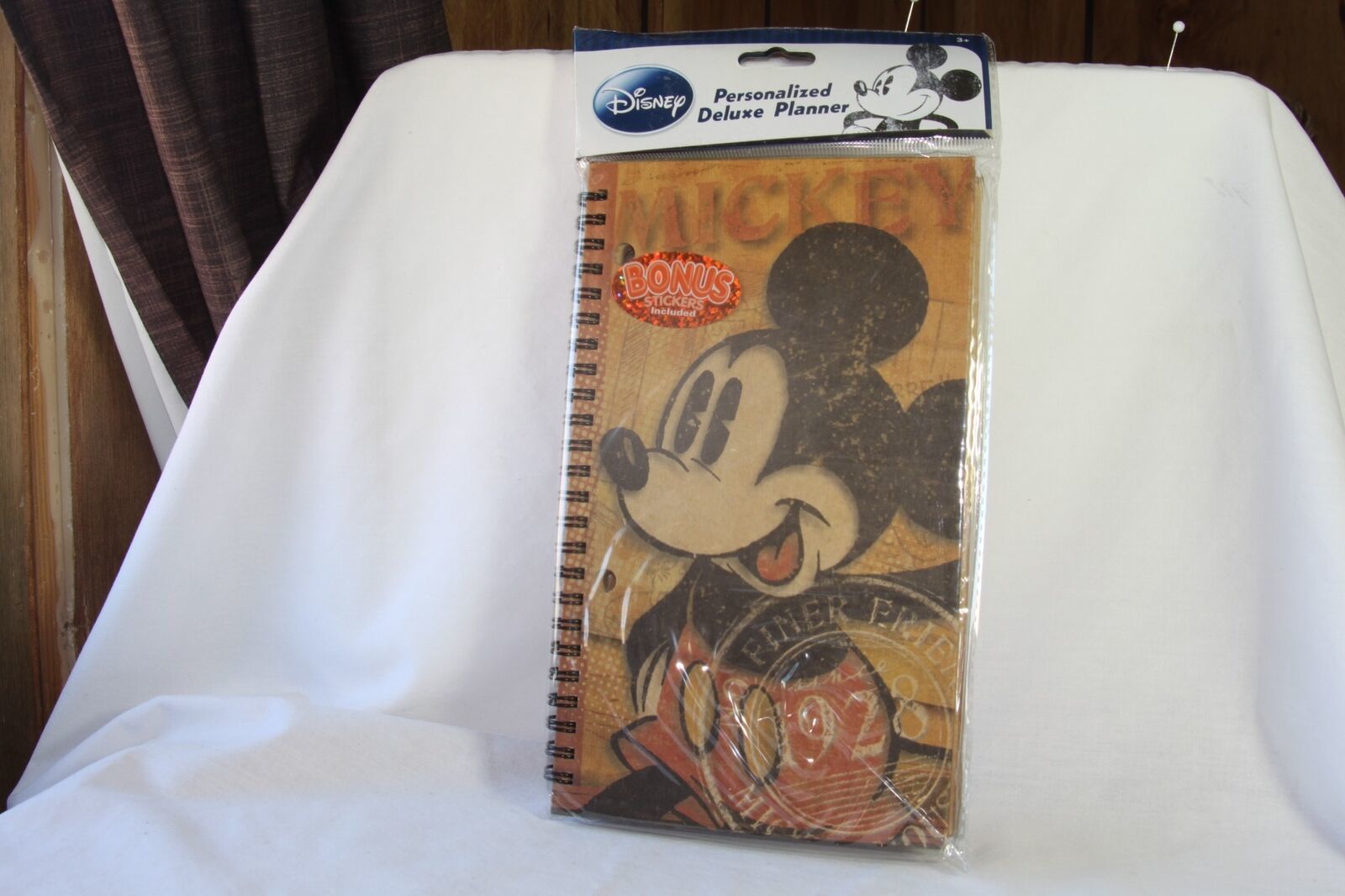 Disney Planner (new) PERSONALIZED DELUXE PLANNER - MICKEY -SPIRAL - 8.5" TALL - $15.98