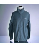 Columbia Mt Village blue grey fleece lined water resistant zip jacket Me... - £36.93 GBP