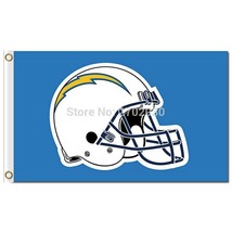 Los Angeles Chargers Flag 3x5ft Banner Polyester American Football chargers002 - £14.32 GBP