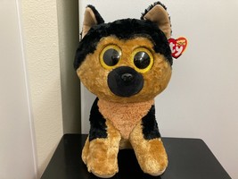 *Spirit*  2020 Ty Beanie Boo ~ 16” Large German Shepard ~ Cute!! ~ MWMT! ~ HTF ~ - £27.68 GBP