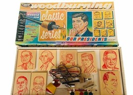 Our Presidents ATF Toys Woodburing game classic RARE wonder pen wood JFK Kennedy - £276.97 GBP