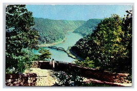 Hawks Nest State Park Ansted West Virginia WV UNP Chrome Postcard N24 - £2.33 GBP