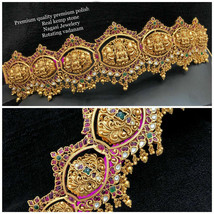 Bollywood Style Indian Bridal Kamar Bandh Waist Belt Rotating Nagasi Jew... - £215.17 GBP