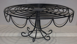 Black Wire Metal Cake Plate Display Stand 10.5&quot; x 5&quot; - $14.84