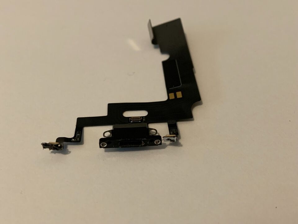 Apple iPhone XR original oem Charging Port microphone Flex black - $9.90