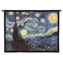 34x26 STARRY NIGHT Van Gogh Abstract Wall Hanging  - £64.79 GBP
