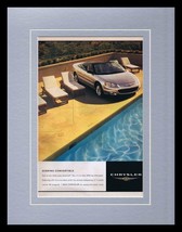 2001 Chrysler Sebring Convertible Framed 11x14 ORIGINAL Vintage Advertis... - £27.08 GBP