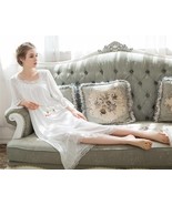 Victorian Vintage Cotton Nightgown|Vintage Dresses|PlusSize Nightgown|Fr... - £57.20 GBP