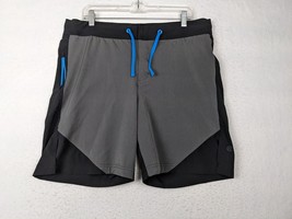 Champion Mens Active Shorts L Gray Polyester Blend - $12.68