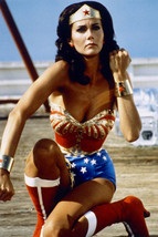 Wonder Woman Lynda Carter Crouching Action 18x24 Poster - $23.99