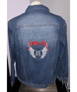 Metallica Embroidered Jean Denim Jacket  Men’s Sz XL - $116.25 CAD
