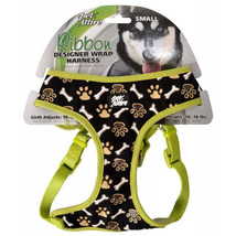 Coastal Pet Attire Brown Paw And Bones Designer Wrap Adjustable Dog Harness - £20.20 GBP+