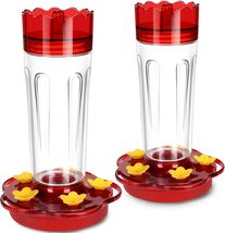 Attract Hummingbirds with 2 Robust 15oz Ant-Proof Feeders - Gift Ready - $37.57