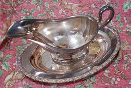 Academy Silver-Plate Creamer and Tray #304, Holiday Food and Formal Dining Dish - £46.35 GBP