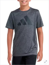 ADIDAS SHORT SLEEVE ESSENTIAL MELANGE TSHIRT BOYS SIZE MEDIUM NEW AA10291 - $14.84
