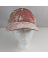 Women&#39;s Solid Pink Velvet Adjustable Baseball Cap - $20.81 CAD