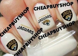 Discontinued Jacksonville Jaguars Jags Promo Salon Quality Nail Art Decals - $177.78 MXN