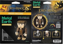 Lord of The Rings Frodo Metal Earth Legends 3-D Laser Cut Steel Model Ki... - $11.60