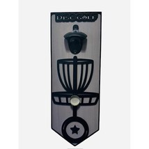 Disc Golf Custom Bottle Opener Wall Mounted Discgolfer Gift - £35.17 GBP