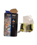 Epson 215 Black &amp; Tri Color Ink Cartridges T215120-BCS 09/2026 Open Box - £17.88 GBP