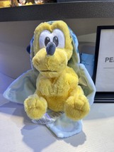 Disney Parks Baby Pluto Plush Doll in a Hoodie Pouch Blanket NEW image 5