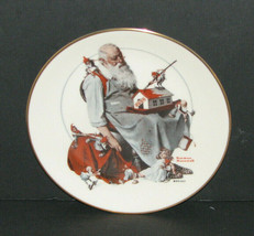 Norman Rockwell &quot;Santa&#39;s Helpers&quot; Gorham Christmas Collectors Plate 1979 - £19.36 GBP