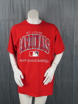 St Louis Cardinals Shirt (VTG) - Type Set Script by Russell Athletic - M... - £43.96 GBP