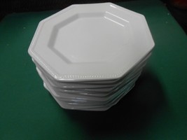 Johnson Bros. Ironstone Snowhite Made In England Set Of 12 Bread Plates 6&quot;x6&quot; - £46.40 GBP