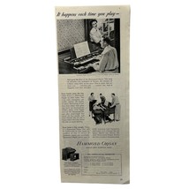 Hammond Organ Vintage Print Ad 50s Church Model Chicago IL - $14.87