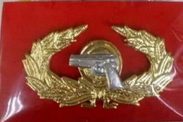 Royal Thai Army 3rd Class infantry Pistol Badge Royal Thai infantry Pistol Metal - $18.50