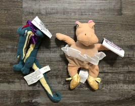 Disney Store Fantasia Plush Toy Set of 2 Hippo &amp; Alligator New with Tags - $20.36