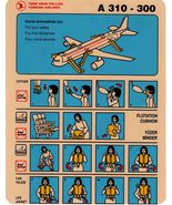 Turkish Airlines | A310-300 | Safety Card - $12.50