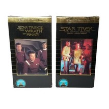 Star Trek the Motion Picture Special Longer Version &amp; Wrath of Kahn VHS ... - £7.03 GBP