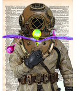 Artnwordz Deep Dilemma Diver Dictionary Page Wall Art Print - €17,05 EUR Artnwordz Deep Dilemma Diver Dictionary Page Wall Art Print - €17,05 EUR