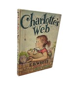 Charlottes Web Book Vintage 1952 Hardcover By E B White LOC No 52-9760 V... - $404.12 MXN