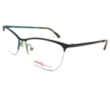 Etnia Barcelona Eyeglasses Frames ZAGREB BRTQ Blue Brown Cat Eye 56-17-140 - $131.08